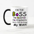 Axyaa Heat Sensitive Magic Tea Cup Mug, Color Changing Coffee Mugs
