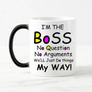 Axyaa Heat Sensitive Magic Tea Cup Mug, Color Changing Coffee Mugs