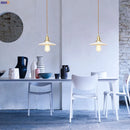 Axyaa Nordic Style LED Copper Glass Pendant Lamp for Home, Bar, Dinning Room