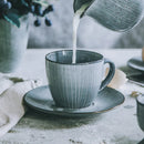 Axya Creative Coffee Cup Set with Saucer for Afternoon Tea and Breakfast
