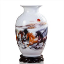 Axyaa Ceramic Vases: Modern Home Decor, Elegant Flower Arrangement for Living Room or TV Cabinet