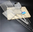 Axya Stainless Steel Mini Fry Basket with Handle ideal for Cooking French Fries and Straining Dregs.
