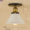 Axyaa Industrial Vintage Edison LED Ceiling Light Fixture