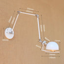 Axyaa Retro Loft LED Wall Sconce Swing Arm Edison Lamp