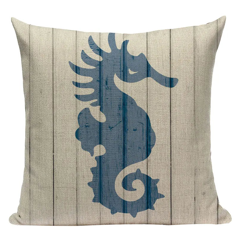 Axyaa Ocean Decor Throw Pillow Cover for Home & Office Furniture