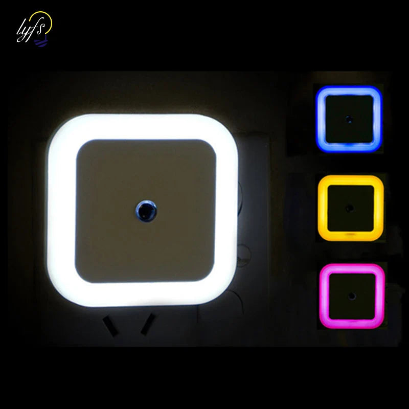 Axya Wireless Sensor LED Night Light Square for Baby Bedroom & Living Room