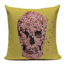Axyaa Mexican Skull Cushion Covers: High-Quality Black Throw Pillow Cases