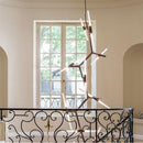 Axyaa Staircase Chandelier: Modern Design for Hotel Villas, 110v - 220v