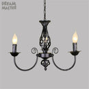 Axyaa Modern Wrought Iron Chandeliers for Dining Living Room Hotel Decor