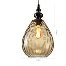 Axyaa Nordic Glass Vintage LED Pendant Lamp - Indoor Lighting Fixture
