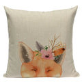 Axyaa Simple Geometry Pillowcase - Zebra Leopard Print Home Cushion