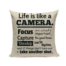 Axyaa Love Letter Cushion Cover Decorative Pillows Sofa Car Home Decor Linen Throw Pillow Case