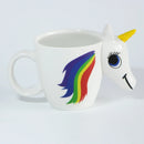Axyaa Unicorn Color Changing Mug, 3D Ceramic Coffee Cup, Creative Gift