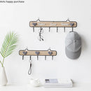 Nordic Style Wooden Wall Hanging Rack for Home Decor by Axya