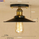 Axyaa Industrial Vintage Edison LED Ceiling Light Fixture