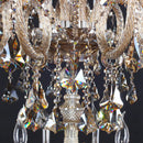 Axyaa Luxury Crystal Chandelier with 24 Lights for Modern Hotel Lobby