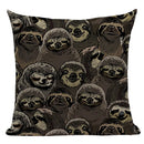 Axyaa Pug Dog Cat Bird Cushion Cover Sleep Dog Throw Pillow Cover