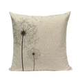 Axyaa Woven Flower Tree Cushion Cover - Black & White Decorative Pillowcase