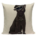 Axyaa Nordic Dog Lion Bunny Home Decor Pillow Case Sofa Cover 45x45cm Square