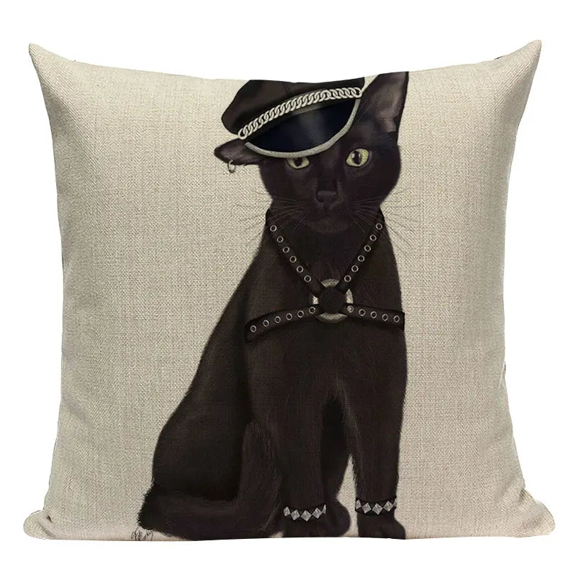 Axyaa Nordic Dog Lion Bunny Home Decor Pillow Case Sofa Cover 45x45cm Square