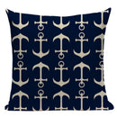 Nautical Anchor Throw Pillow Cover - Axyaa Branded Home Decor Collection