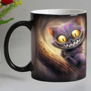 Axyaa Smile Cat Color Changing Coffee Mug, 11oz - Perfect Christmas Gift