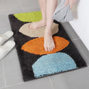 Microfiber Lemon Design Non-Slip Bathroom Mat for Home Decoration by Axyaa