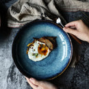 Axya 8.5" Ceramic Deep Salad Plate Bowl - Korean Designer Tableware Kit