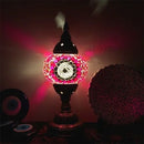 Axyaa Vintage Art Deco Mosaic Table Lamp Handcrafted Glass Bed Light Night Lights