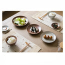 Axya Blue Ceramic Dinner Set - 7 Piece Tableware for Lovers