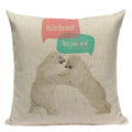 Axyaa Cute Animal Cartoon Home Decor Cushions - Golden Retriever & Koala Pillows