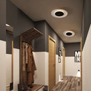 Axya Macaron Round LED Ceiling Light - Modern Nordic Style for Living Room & Bedroom