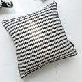 Axyaa Houndstooth Cushion Cover 45x45cm/35x55cm - Durable Canvas for Sofa Bed