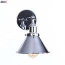 Axyaa Vintage Silver Wall Lamp Sconces Industrial Home Lighting