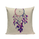 Axyaa Cotton Linen Feather Cushion Cover for Home Decor