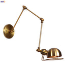 Axyaa Retro Loft LED Wall Sconce Swing Arm Edison Lamp