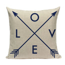 Axyaa Geometric Deer Pillow Cover - Nordic Home Decoration 45X45Cm