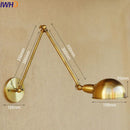 Axyaa Retro Vintage Swing Arm Wall Lamp Industrial Sconce Lighting
