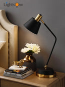 Axya Nordic Warmth Bedside Table Light, Post-Modern Study Reading Lamp