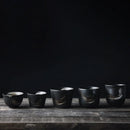Axya Hand-painted Japanese Style Teacup Ceramic Kung Fu Cup Retro Tableware