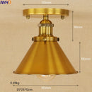 Axyaa Industrial Vintage Edison LED Ceiling Light Fixture