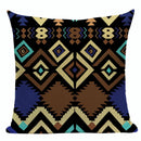 Axyaa Boho Plaid Stripes Pillow Cover 45x45cm Sofa Chair Custom Print Square