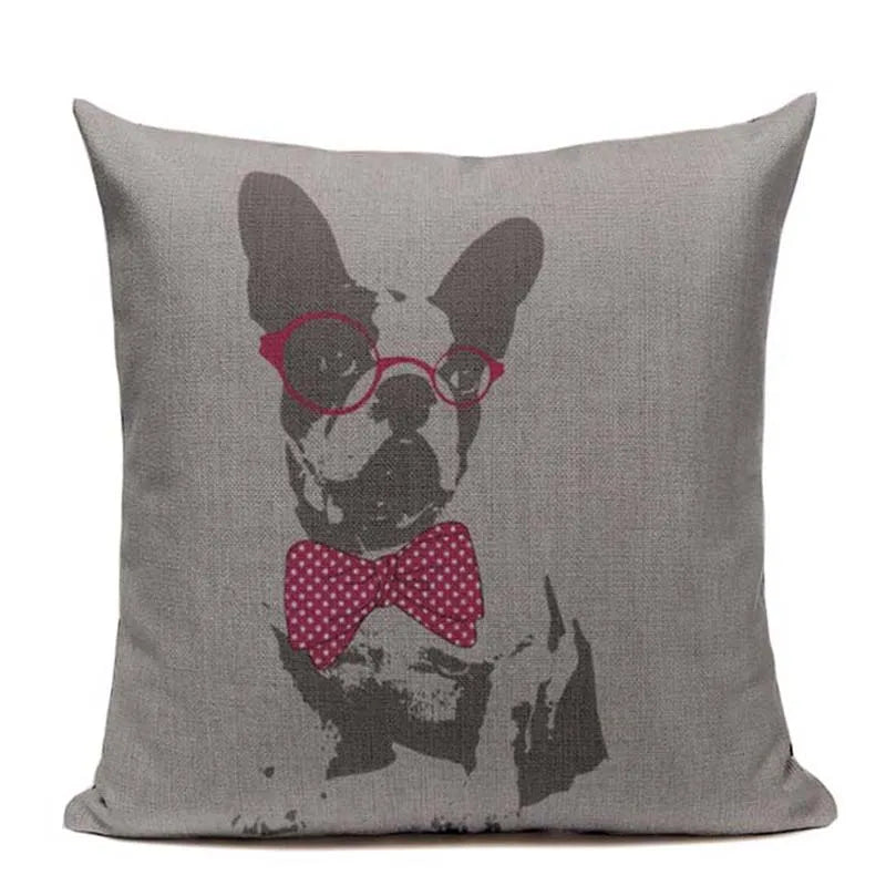 Axyaa Luxury Animal Pillow Case - 45x45cm Square Custom Cushion