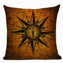 Axyaa Union Jack American Flag Throw Pillow Cases, 45x45cm, Top King Size Bed Print