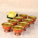 Axya Tibetan Buddha Bowls Tantra Talisman Cups Set