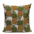 Colorful Pineapple Ananas Decor Cushion Cover by Axyaa - Modern Tropical Print