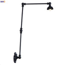 Axyaa Long Arm LED Wall Lights - Adjustable Swing Industrial Sconce