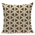Axyaa Geometric Linen Cushion Cover Multicolour Decorative Pillow for Home Sofa
