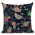 Axyaa Boho Kilim Leaf Cushion Cover - Retro Middle Eastern Style Home Decor