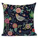 Axyaa Boho Kilim Leaf Cushion Cover - Retro Middle Eastern Style Home Decor